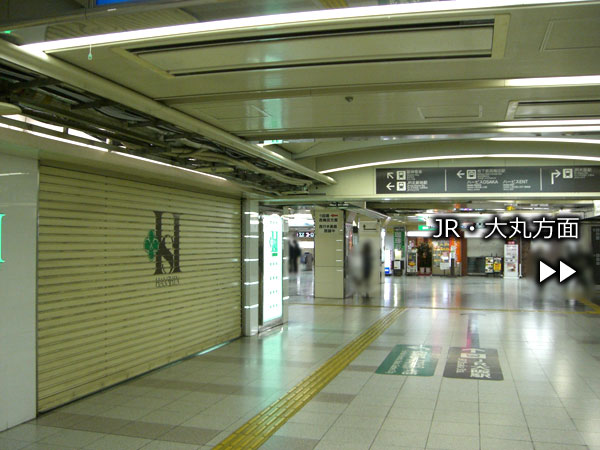 梅田駅から大丸百貨店までの行き方 かんたんアクセス
